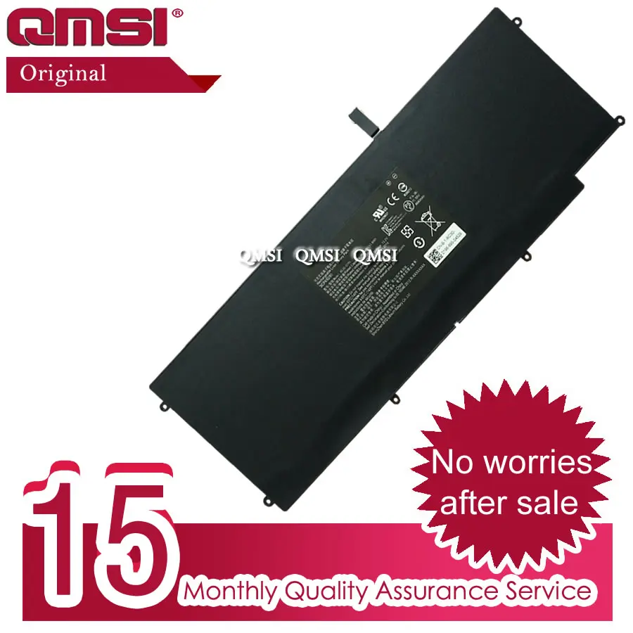 QMSI 11,55 V 4640 мА/ч, 53.6Wh RC30-0196 RZ09-0196 портативный аккумулятор razer Blade Stealth v2 i7-7500U 3ICP4/92/80