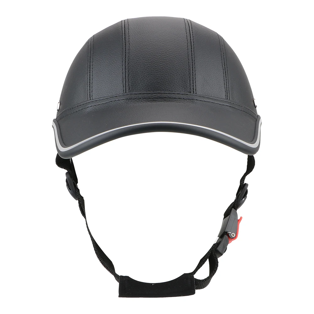 For Cafe Racer Chopper Scooter Half Face Vintage Summer Cap Safety Hard Hat Motorcycle Half Helmet Baseball Cap Style