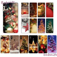 Babaite noël vacances arbre nouvel an personnalisé Photo doux étui de téléphone pour xiaomi mi x2s max2 3 A1 5 NOTE 2 3 redmi S2 5A(China)