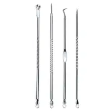 Из нержавеющей стали выбрать акне угрей иглы инструменты для ухода за красотой из нержавеющей стали игла для удаления акне бар Pull Blackhead