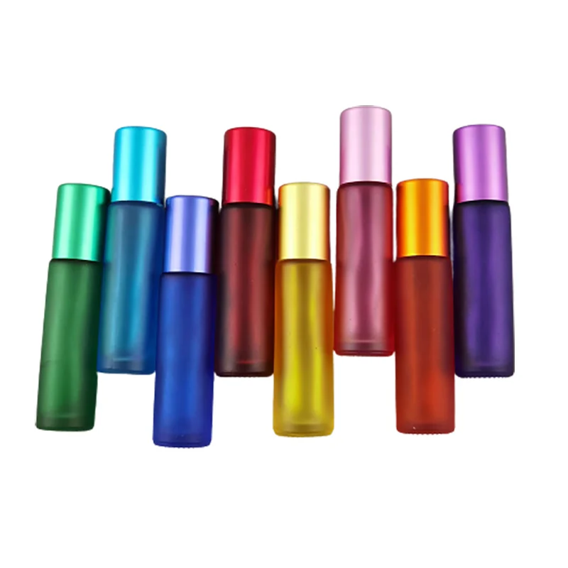 

200 x 10ml Dull Polish Perfume Glass Bottle Roll-on Containers 10cc Empty Glass Roll- on Packaging