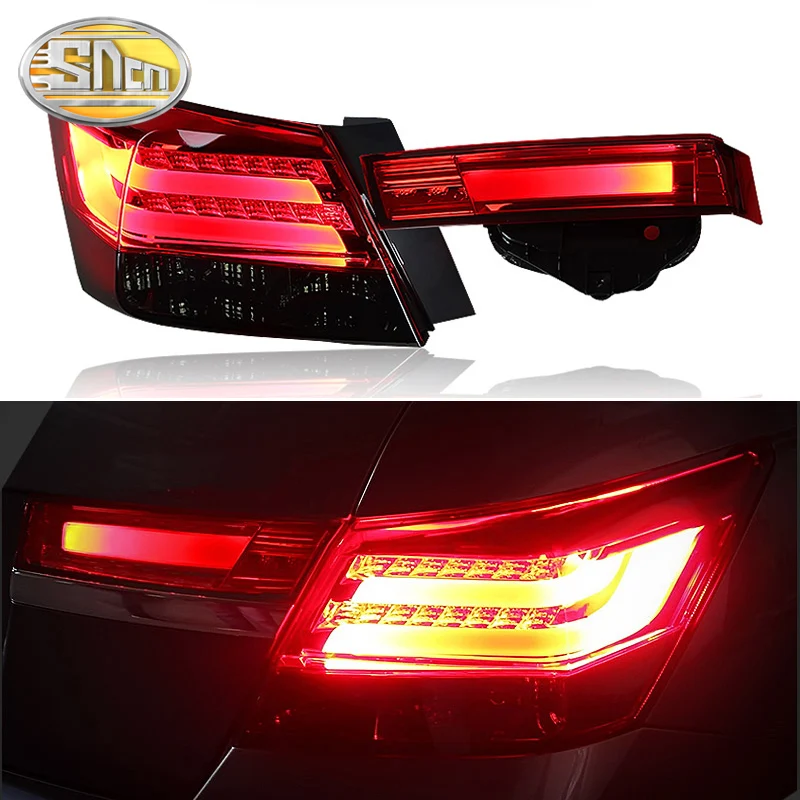 

car style for Honda Accord 8th Headlights 2008 ~ 2013 LED taillight LED Rear Lamp DRL+Brake+Park+ turn Signal+Reversing light