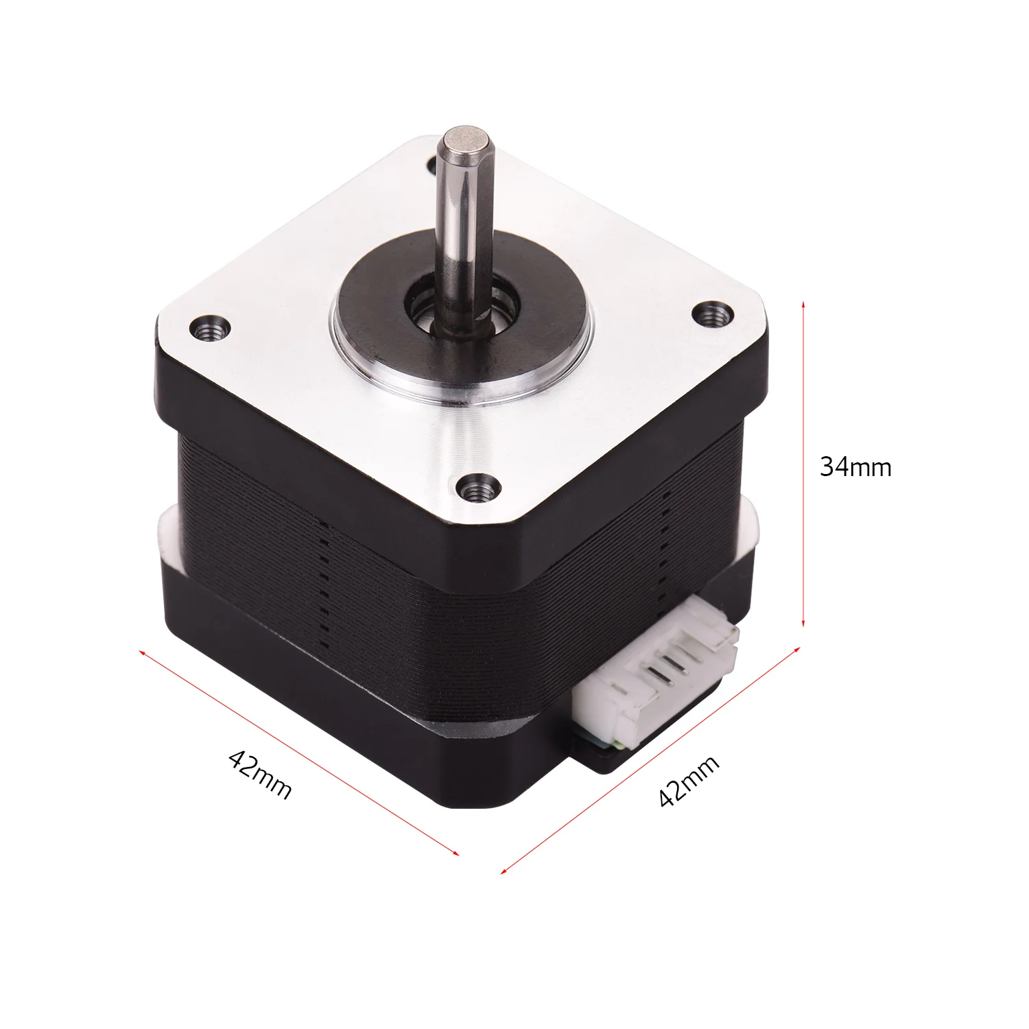 Aibecy 3D Printer Parts 42-34 Stepper Motor 2 Phase 1.8 Degree Step Angle 0.4N.M 0.8A Step Motor for Creality 3D CR-10S Ender 3