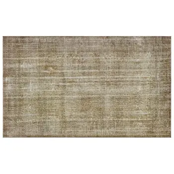 

Handmade Brown Vintage Overdyed Turkish Area Rug 200x310 Cm-6'7''X10'2''