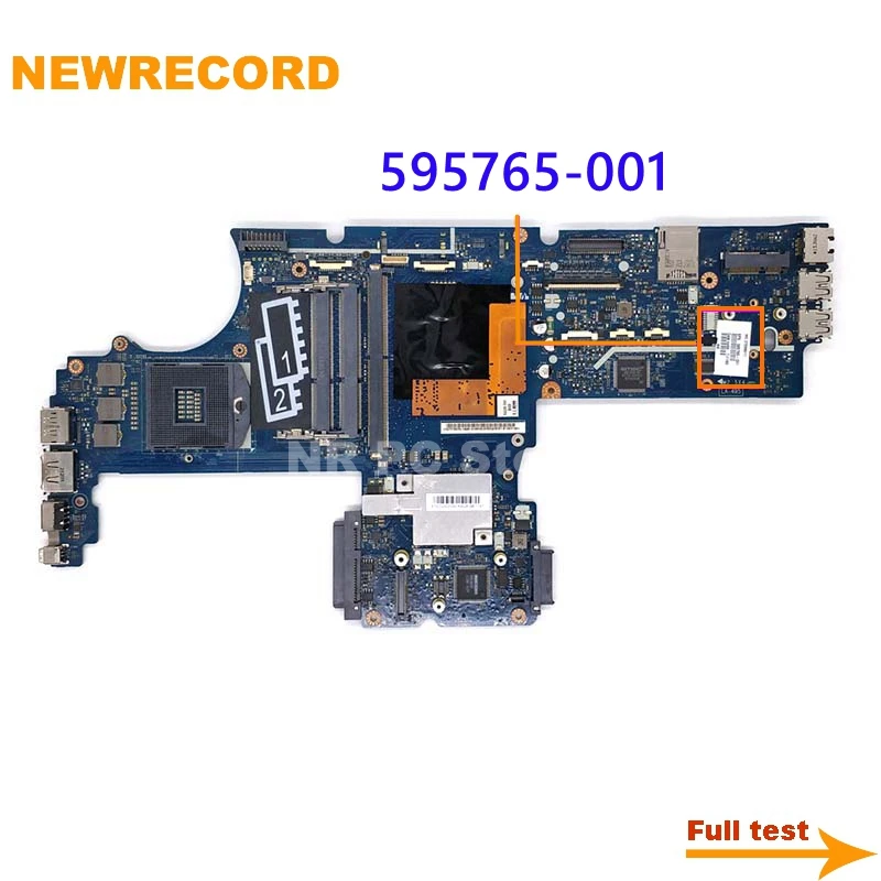 Материнская плата ноутбука 595765-001 KAQ00 для HP 8540P 8540W материнская QM57 DDR3 полностью