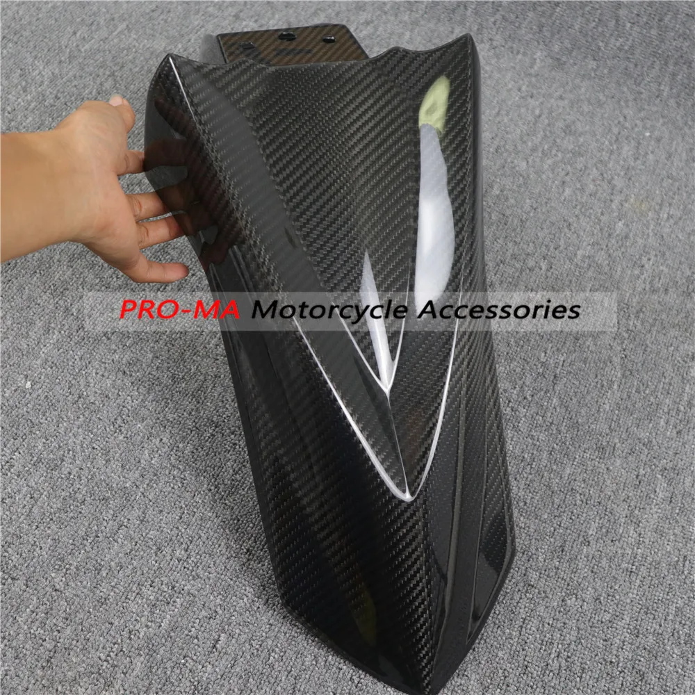 Переднее крыло мотоцикла из углеродного волокна для KTM 990 SuperDuke 2008-2010 Twill глянцевая ткань