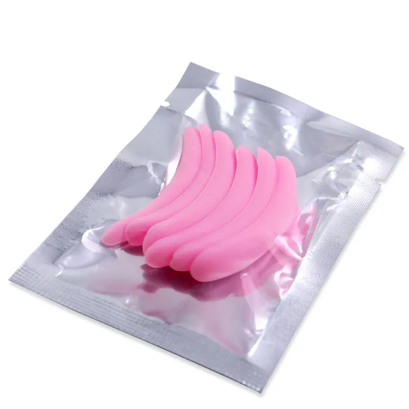 3pairs Eyelash Perm Silicone Pad Recycling Lashes Rods Shield lifting 3D Eyelash Curler Makeup Accessories Applicator Tool eyelash curler