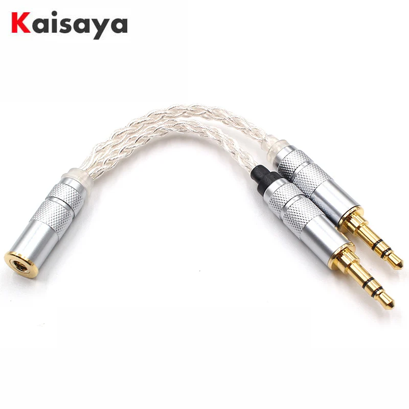 Hi-Fi посеребренный 2x3 5 мм штекер до 4 мм/2 мм/3 мм/4-контактный XLR сбалансированный