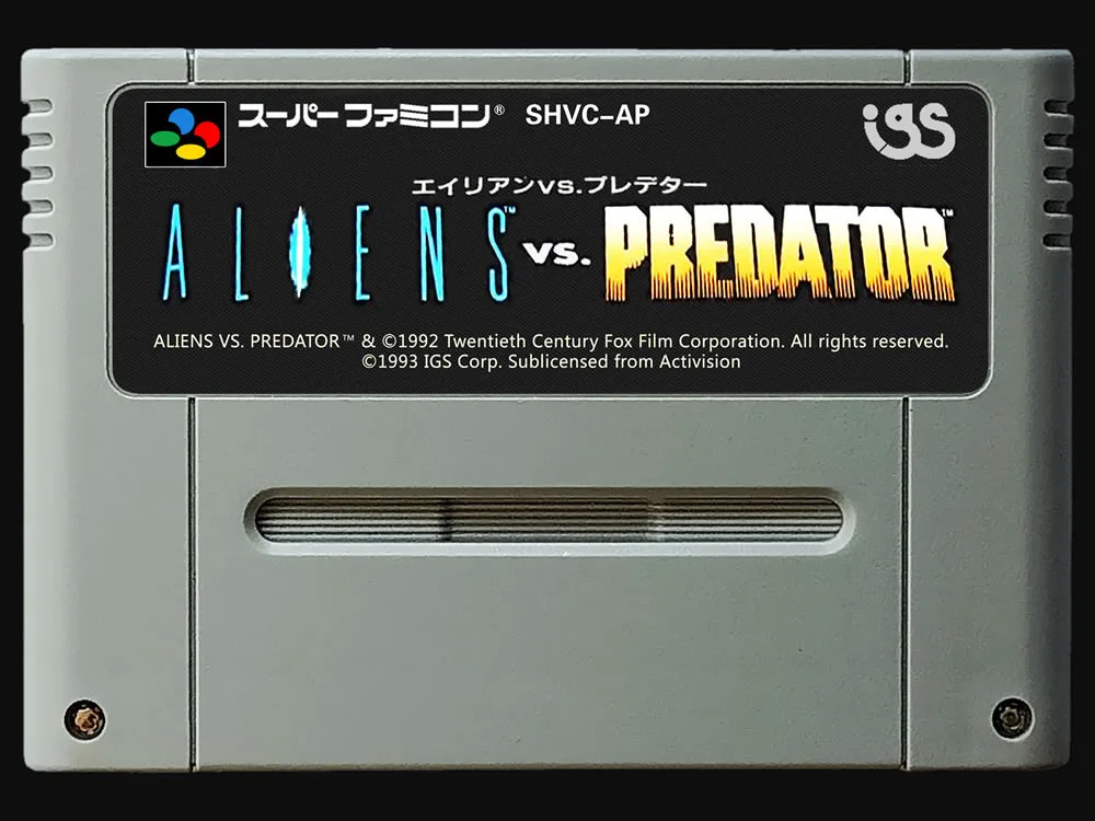 

16Bit Games ** ALIENS VS. PREDATOR ( Japan NTSC Version!! )