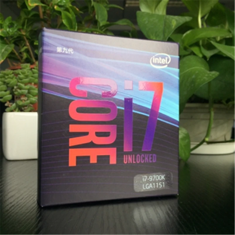 Процессор Intel Core i7-9700K для настольных ПК 8 ядер до 3,6 ГГц Turbo разблокированный процессор LGA1151 серии 300 95 Вт