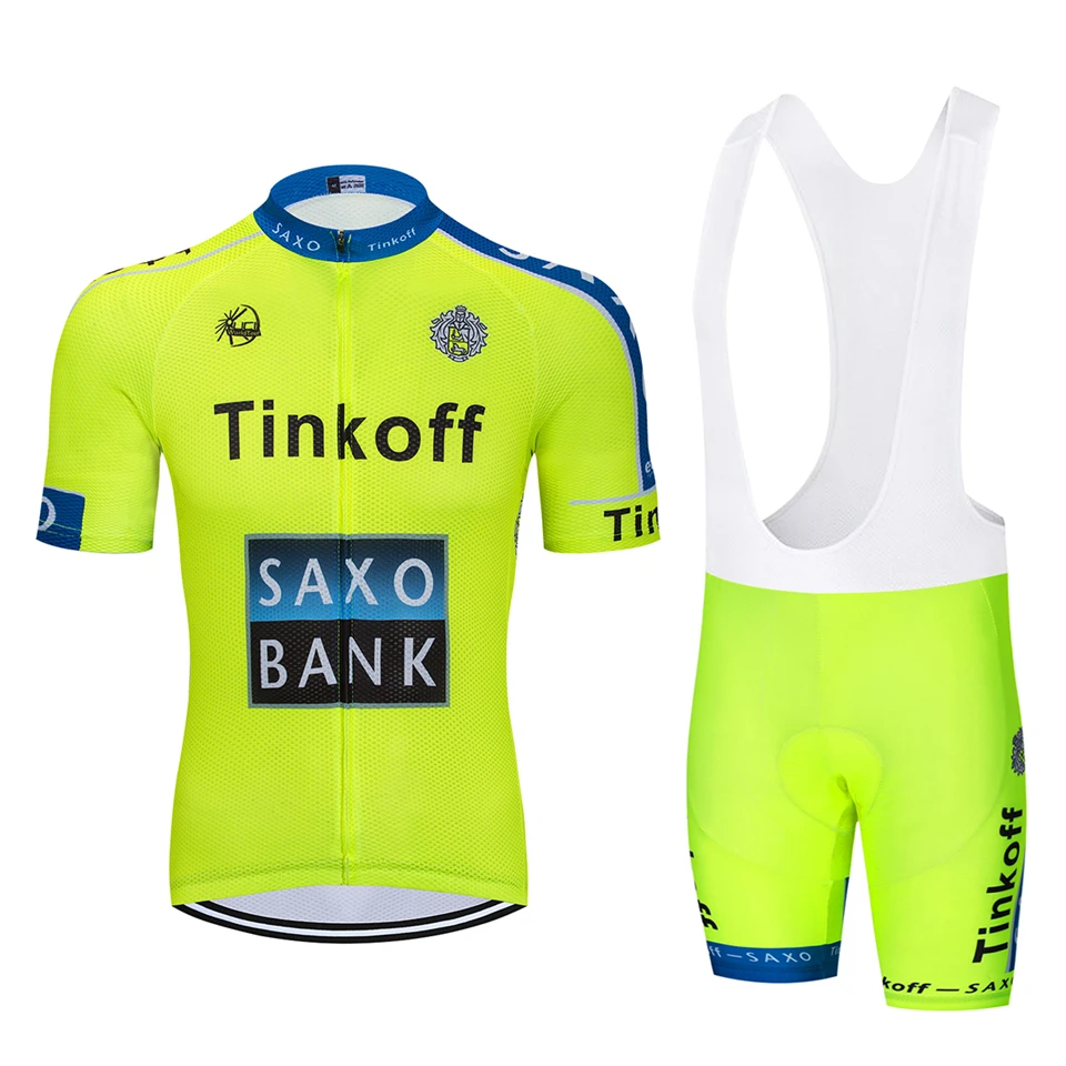 Tinkoff Мужская одежда для велоспорта, одежда для горного велосипеда, Быстросохнущий комплект для велоспорта, комплект из майки для велоспорта Roupa de cicrisomo - Цвет: Многоцветный