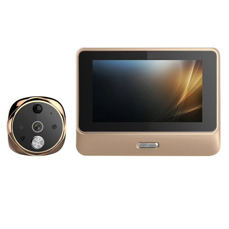 

5.0Inch LED Screen Electronic Cat Eye Night Vision Motion Detection Camera Doorbell Peephole Viewer Hi 888