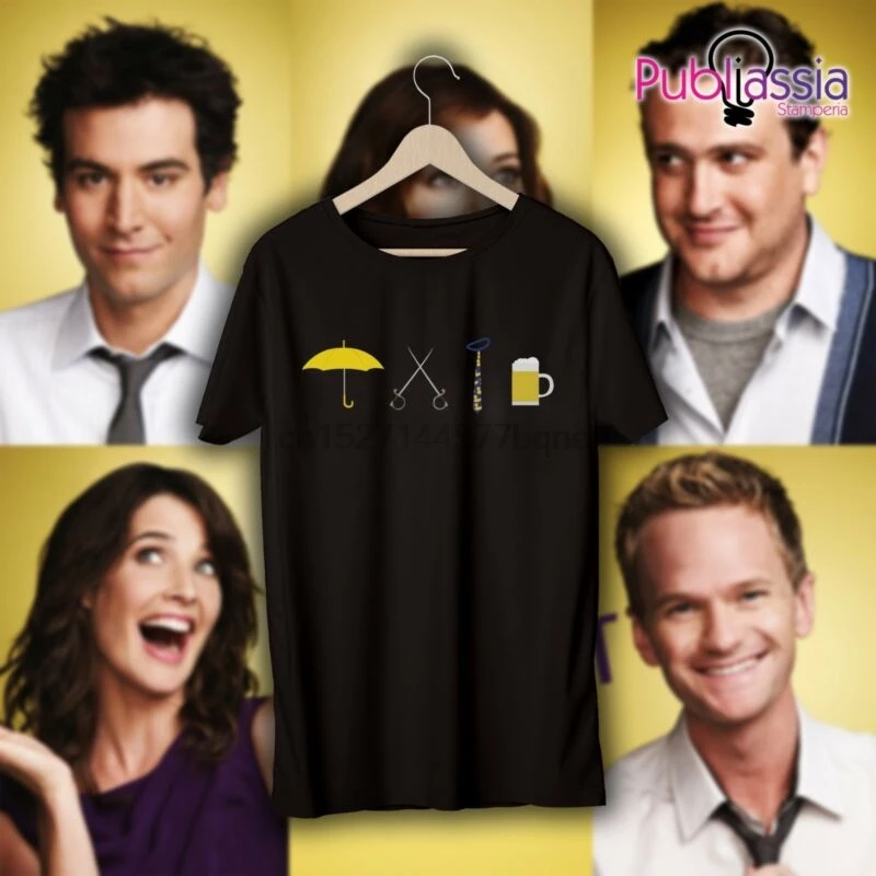 Как я встретил вашу маму футболка HIMYM maglietta 40 Ted Marshall Робин Барни Лилия | Мужская