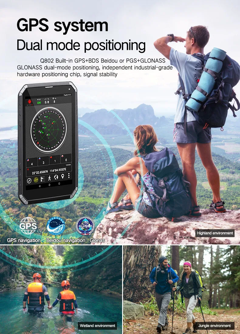Три оборонных компьютера Q802 с MTK6753 Bluetooth 4,0 2G ram 3 2G SSD планшетный ПК ноутбук Android7.0 8500mAH 3,7 V Mirco USB