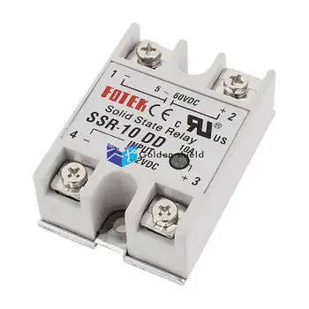 

SSR-10 DD Output Solid State Relay for PID Temperature Controller DC 5-60V