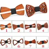 Wooden Bow Tie For Men Unisex Hollow Out Carved Retro Wooden Neck Adjustable Strap Vintage ► Photo 2/3