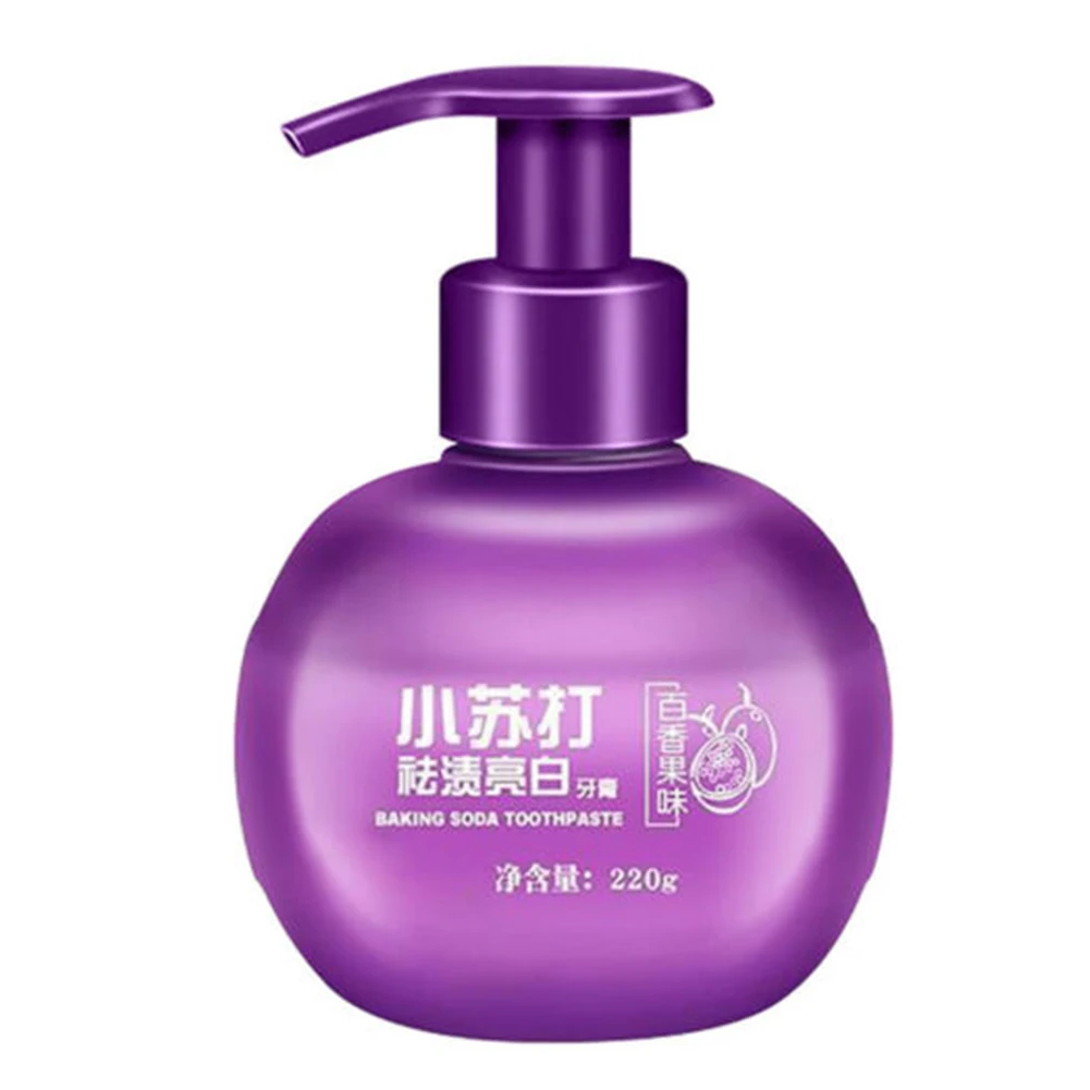 Repair Dental Stain Removal Oral Care Hygiene Home Portable Bleeding Bad Breath Toothpaste Whiter Cleaning Push Type