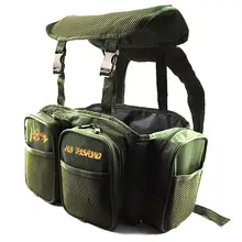 Зеленая многофункциональная Рыболовная Снасть сумка на плечо чехол хранение для катушки и приманки Сумка водонепроницаемая нейлоновая сумка