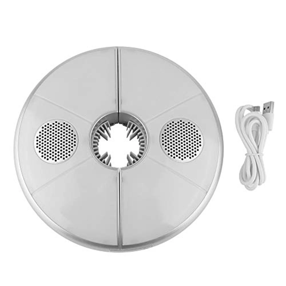 Садовый зонт с зарядкой по USB лампа Bluetooth и динамиком меняющая цвет украшение для