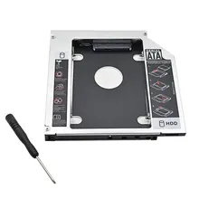 Ноутбук Pc Cd драйвер слот Hdd Ssd держатель кронштейн пластиковый Sata жесткий диск Оптический отсек с отверткой