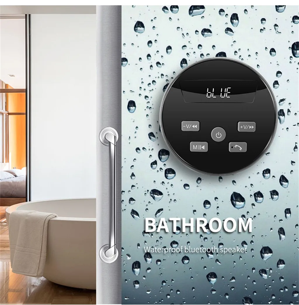 HIPERDEAL Bluetooth музыкальный Вуфер водонепроницаемый портативный открытый Красочный светодиодный Беспроводная колонка с поддержкой FM радио Aux вход