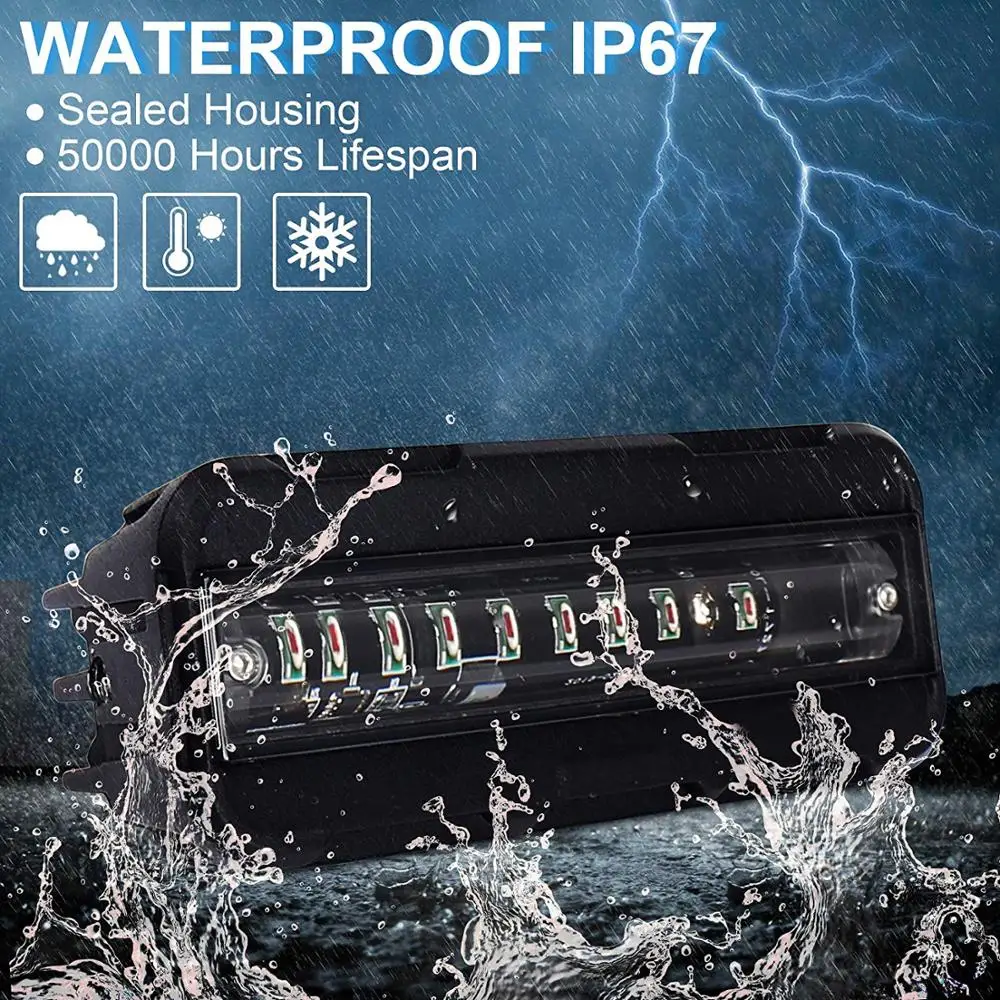 1 шт. светодиодная лампа безопасности для вилочного погрузчика 27 Вт|Световая