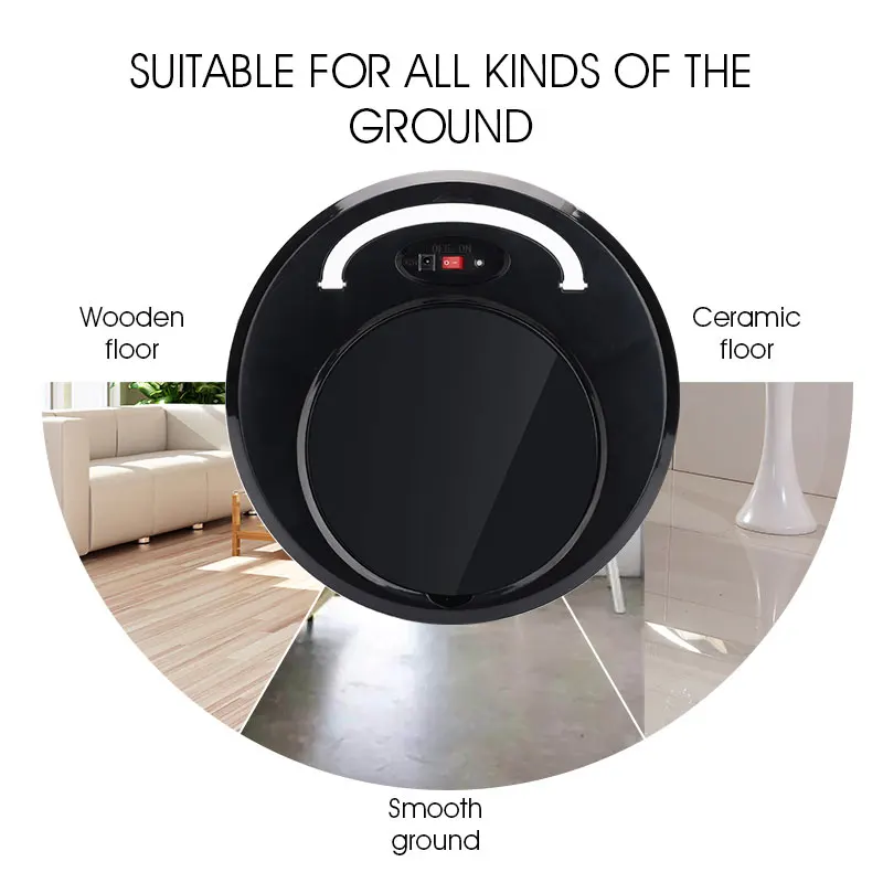 Автоматический подметальный робот Робот для автоматической уборки умный пылесос перезаряжаемая щетка Автоматическая 3в1 Для беспроводной уборки пыли