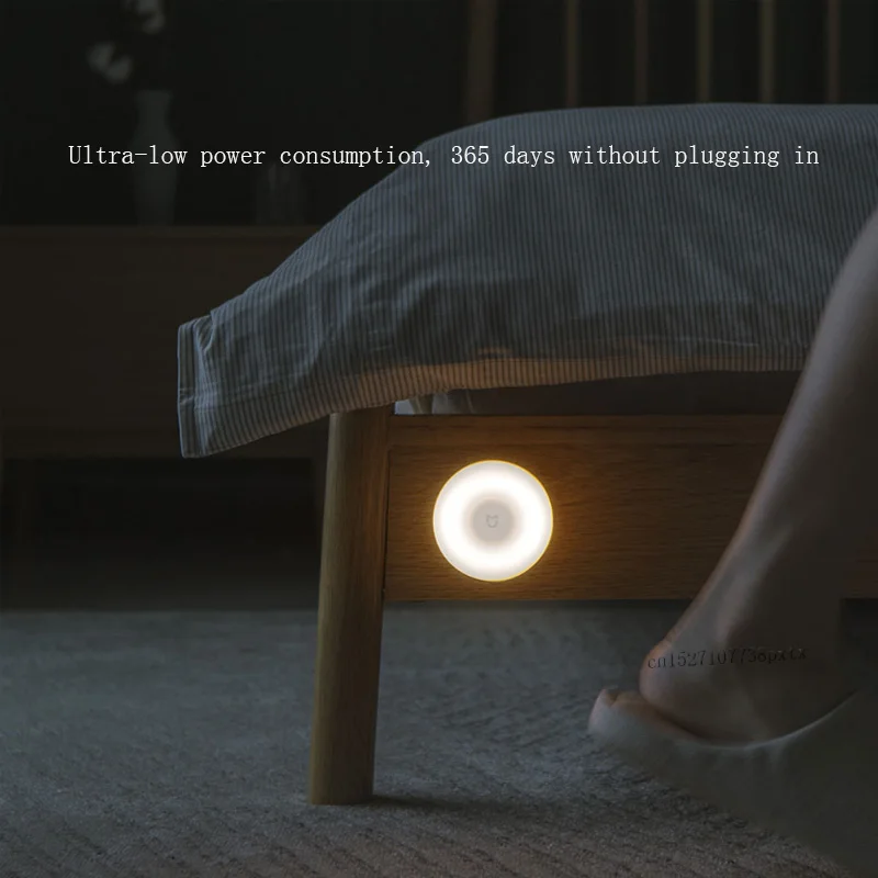 Xiaomi Mijia светодиодный индукционный ночник 2 лампы яркость регулируемый инфракрасный умный датчик человеческого тела с магнитным Bas