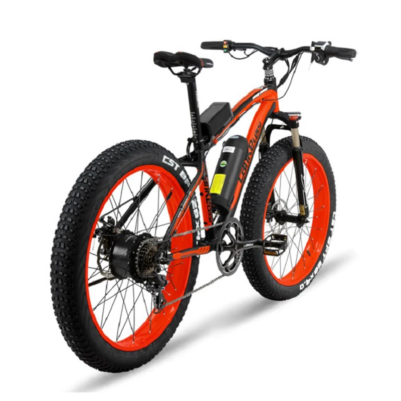 1000W Мощный человек Электрический велосипед электрический Алюминий сплав 16A литий Батарея ЖК-дисплей Экран Электрический велосипед 7 скорость горный велосипед, фара для электровелосипеда