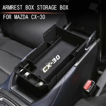 Mazda için CX 30 2019 2020 merkezi kol dayama saklama kutusu merkezi konsol yöneticisi tepsisi
