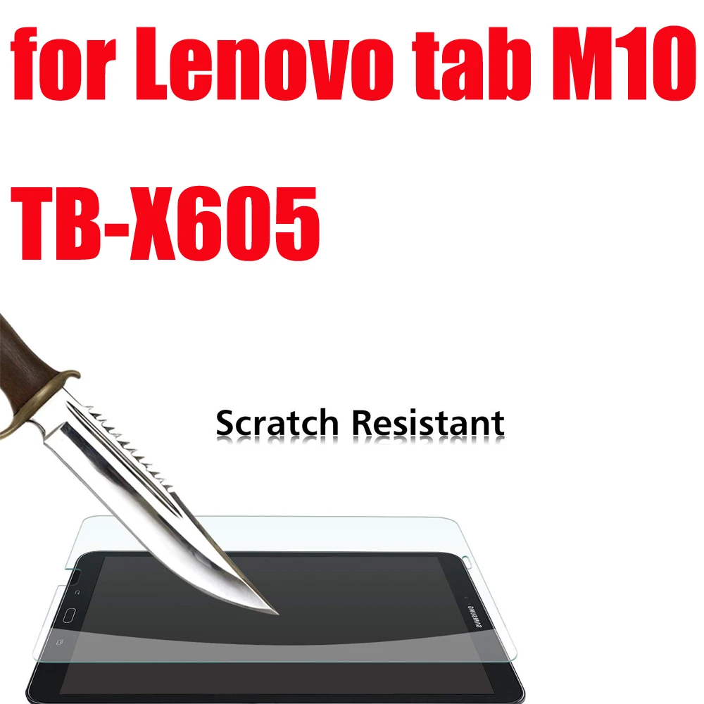 Защитная пленка из закаленного стекла для lenovo tab E7 E8 E10 M7 M8 M10 P10 7 ''8'' 10,1'' - Цвет: M10 X605 glass 1PC