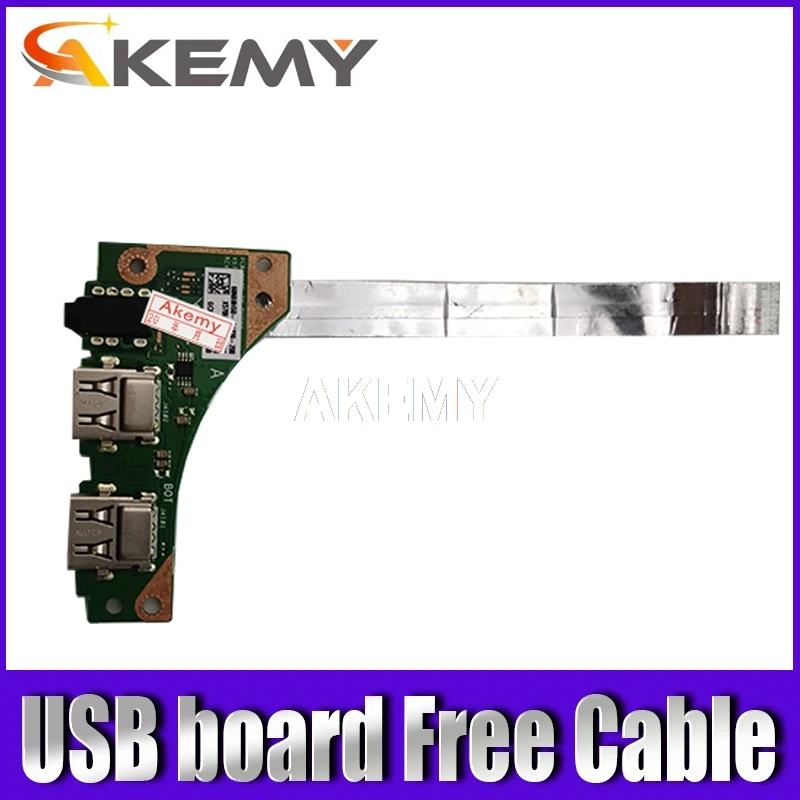 For ASUS YX570U YX570UD X570U X570UD IO USB Headphone jack Board with cable
