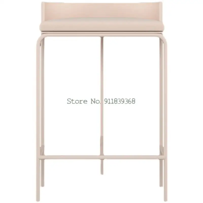Light Luxury Bar Chair Modern Simple High Creative Personality Designer Zhongdao Desk Net Red Front Stool | Мебель