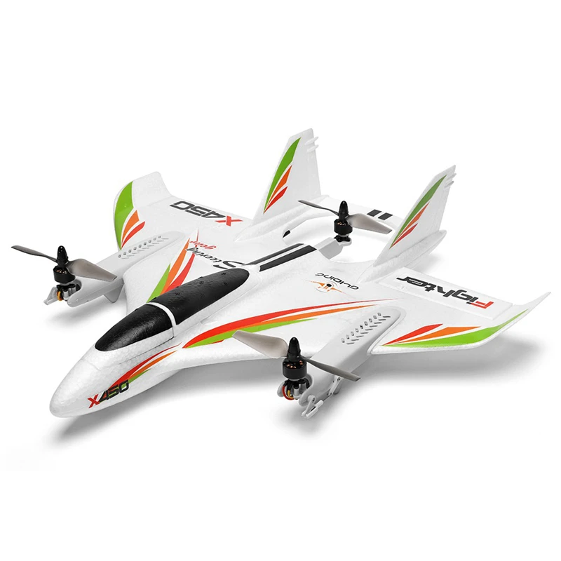 XK X450 VTOL 2,4G 6CH EPO 450 мм размах крыльев 3D/6G режим переключаемый высший пилотаж RC Самолет RTF
