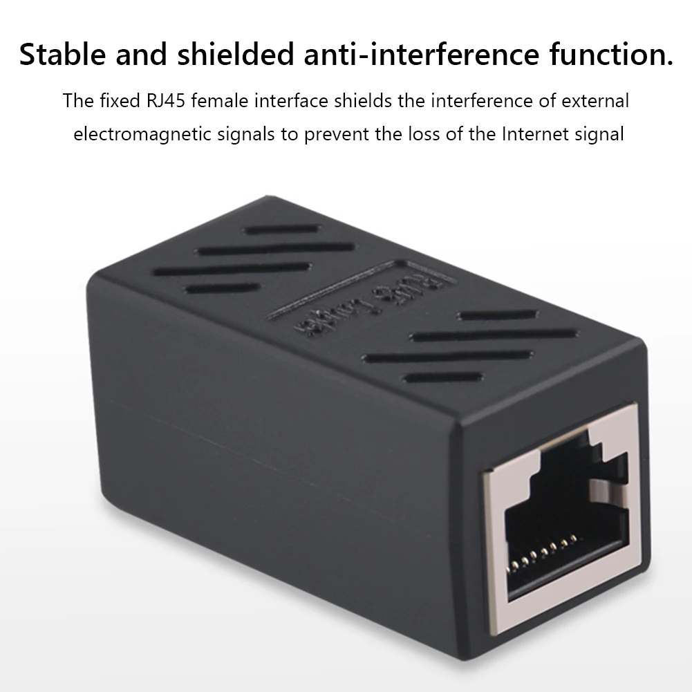 RJ45 Network Extender Female-to-Female Extension Converter - 8 Core Jack Ethernet LAN Cable Adapter (1/2/5/10pcs) Description Image.This Product Can Be Found With The Tag Names Computer Cables Connecting, Computer Peripherals, Connector network extender, PC Hardware Cables Adapters
