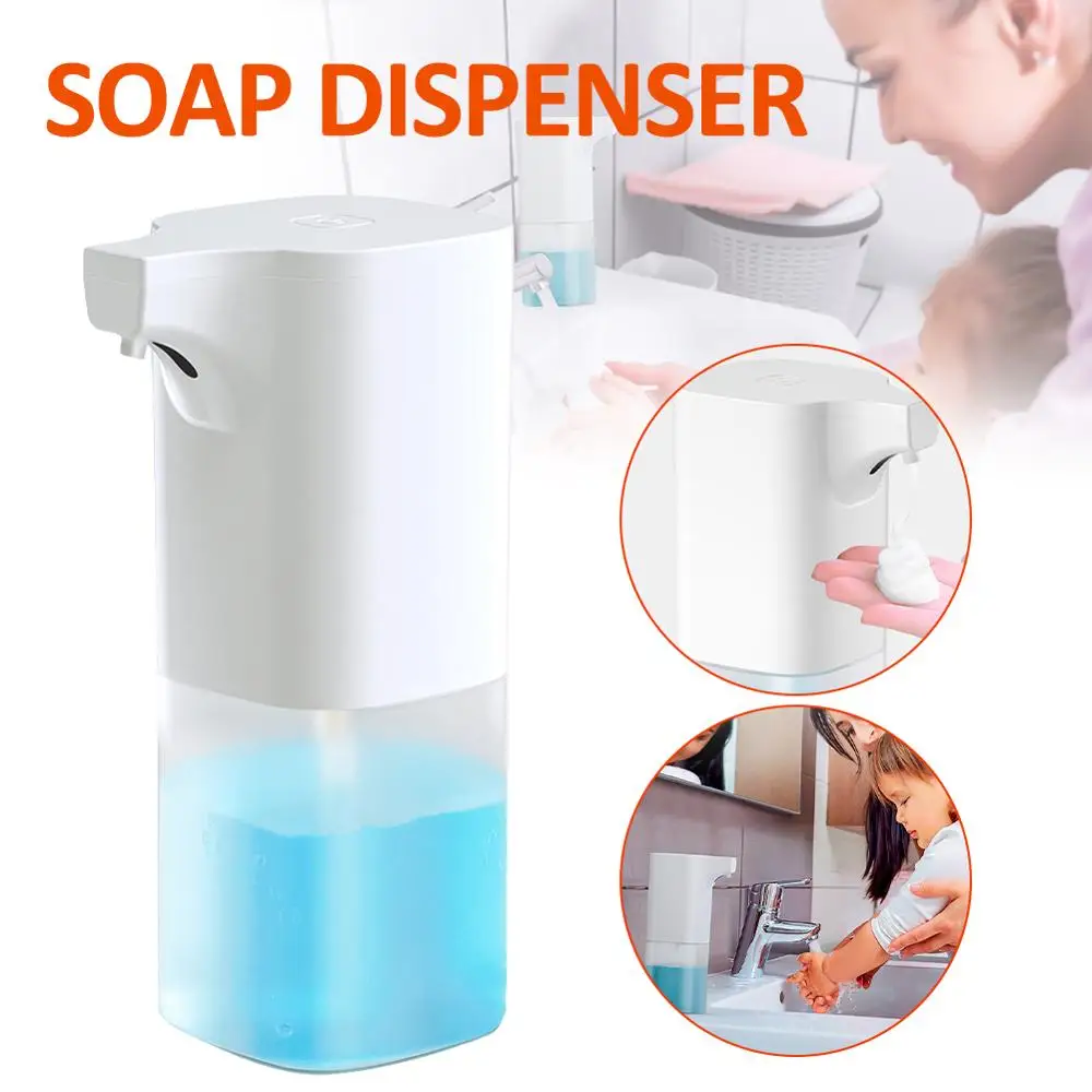 

Automatic Sensor Liquid Touchless Soap Dispenser For Home Kitchen 350ML Bathroom Accessories Soap Dispenser Porcelain White