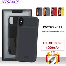 Чехол для iPhone XR power Bank для iPhone XS Max, портативное зарядное устройство, чехол для iPhone X/XS, запасной чехол для телефона