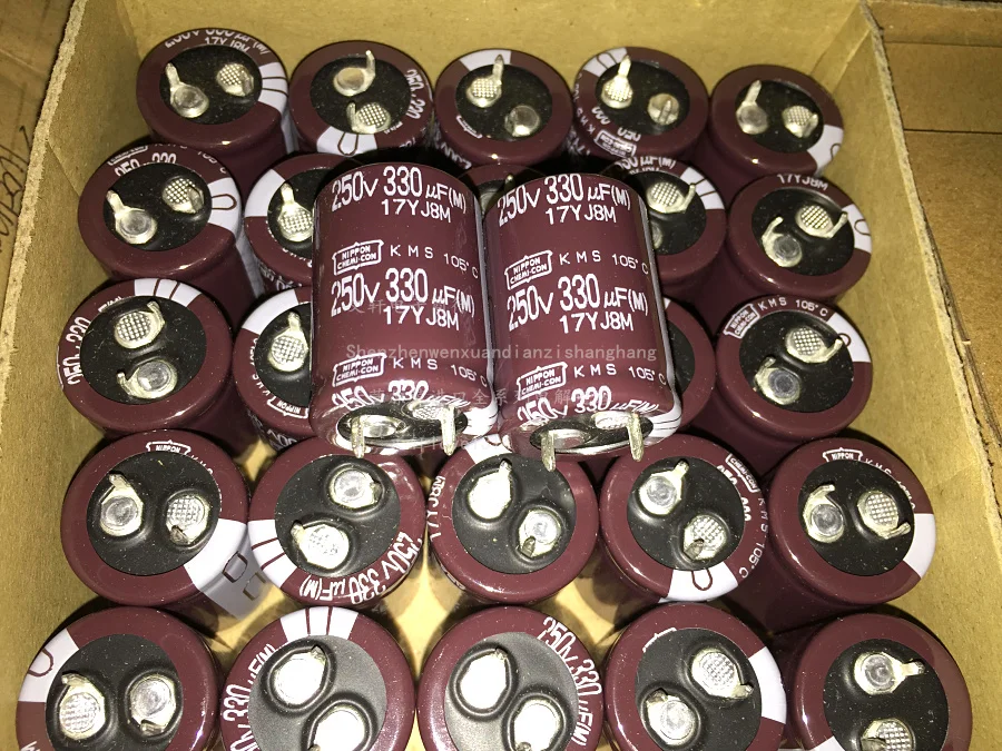 1 шт./2 шт. 250V330UF 22X30 NIPPON серии км 330 мкФ 250V Ультра низкая ESR конденсатор с длительным