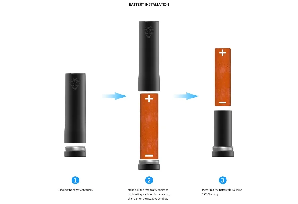 Electronic Cigarette ADVKEN Owl vape pen pod kit 0.2ohm 3ml capacity atomizer tank fit for 186502070021700 battery Vaper Kit (9)