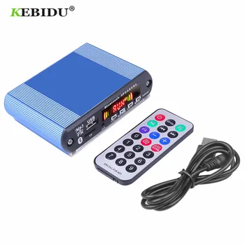 

KEBIDU DIY Bluetooth MP3 Decoder Board Module 5V 12V USB TF FM Radio Module Wireless MP3 Player with Recording Function Car Kit