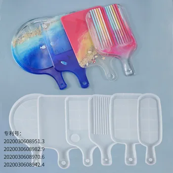 

Handle Tray Silicone Mold DIY Epoxy Silicone Mold Home Decoration Resin Art Supplies Mold Dinner Plate Silicone Resin Art