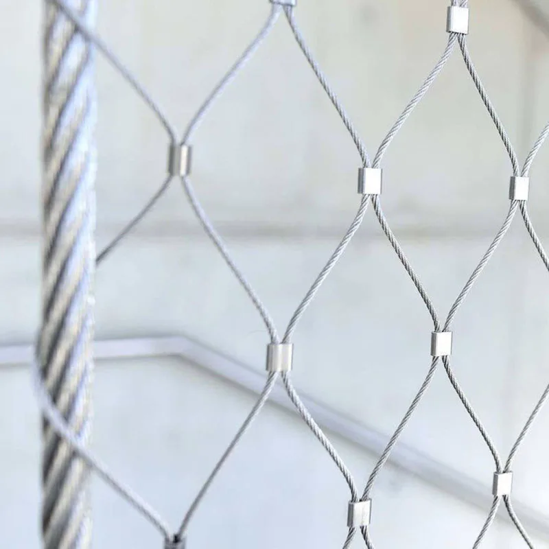 Balustrade Fencing Handrail Infill Stainless Steel Wire Rope Mesh Netting