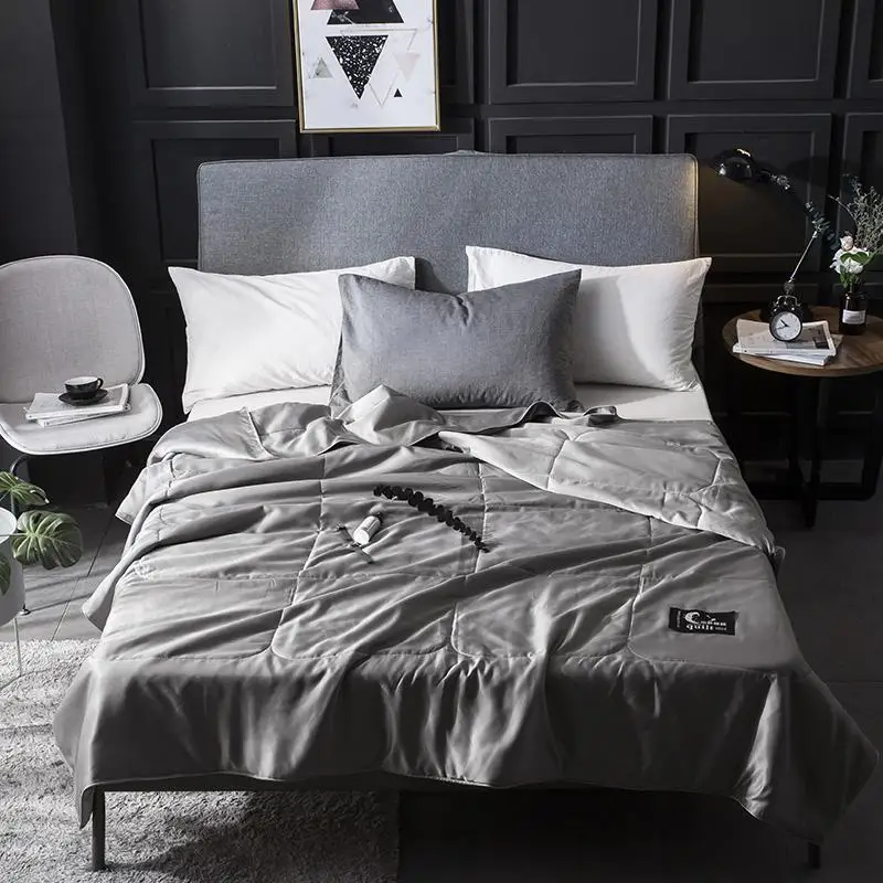 48silk Comforter Bedspreads Quilted Blanket Summer Winter King