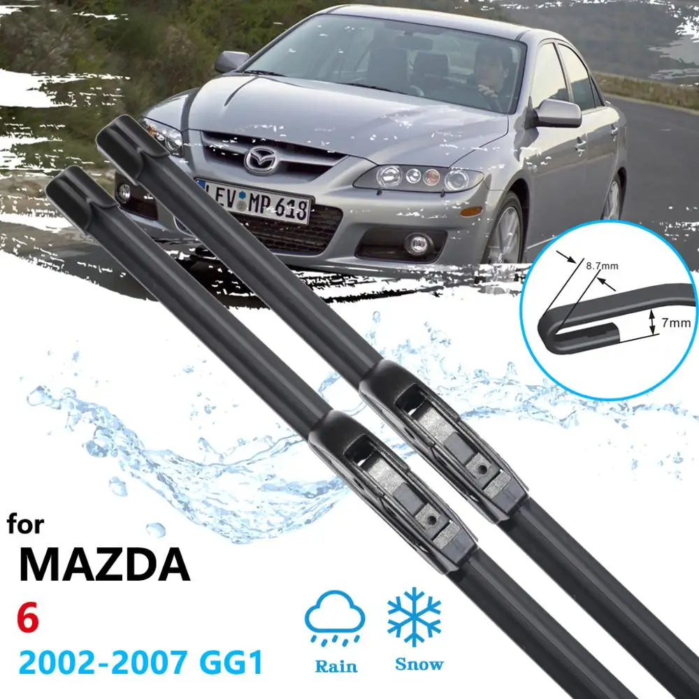 Автомобильная щетка стеклоочистителя для Mazda 6 2002 ~ 2007 GG1 Mazda6 стеклоочистители