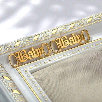 

Custom Name Shoe-buckle Personalized high quality Stainless Steel Jewelry Nameplate Buckie Gold Silver Charm Fashion Shoe Tags