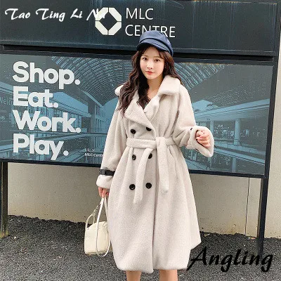 

Пальто женское из искусственного меха C12, 2020