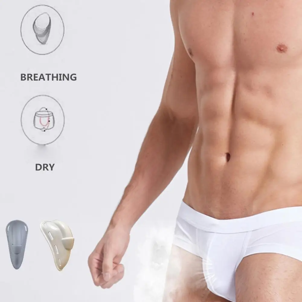 Groin Protector Football Sanda Crotch Protection Boys Men Sexy Sports Breathable Hollow Out Crotch Protector Guard Taekwondo Kick Boxing Protect