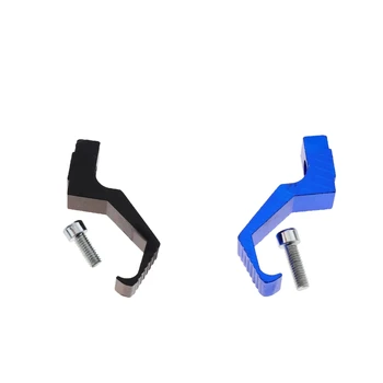 

Helmet Holder Hook - 2 Pieces Hat Wall Display Rack Hanger with Mounting Screws Blue+Black