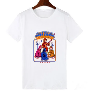 

Summer Satan Halloween Retro T-shirts for the boy psychedelic short-sleeved aesthetic design fashion shirt men's T-shirt short-s