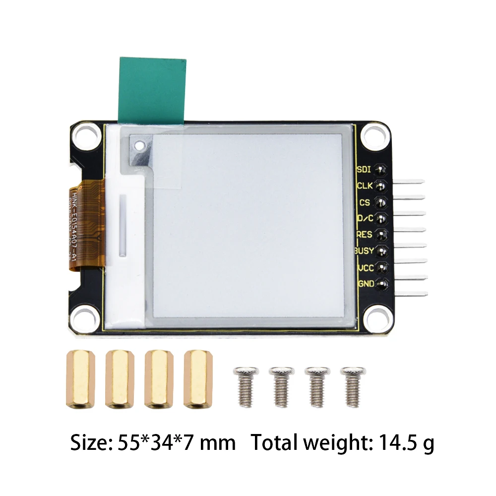 Keyestudio электронный экран с чернилами ЖК-модуль 1,54 дюйма 200*200 для Arduino(черный и белый